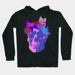 colorful skull art Hoodie